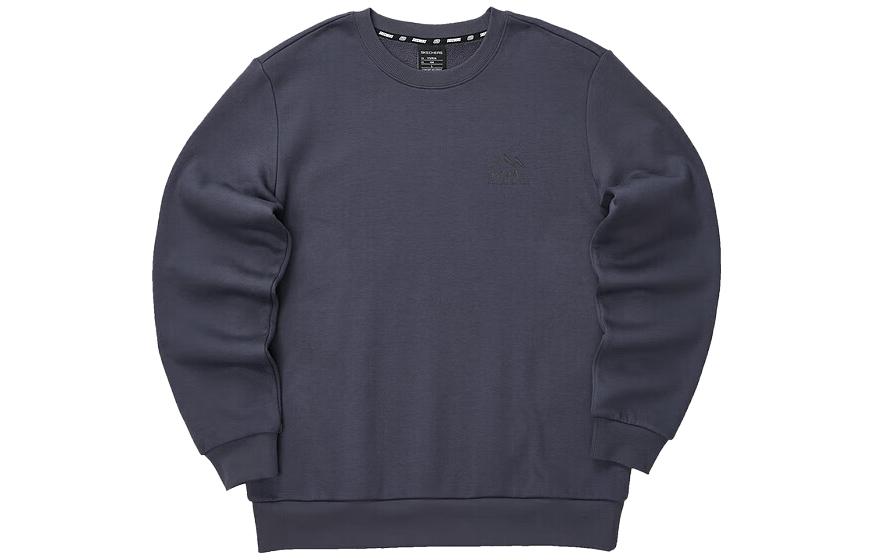 Skechers Active Series Graphic Crewneck Pullover Sweatshirt Men Odyssey Gray L423M083-026R