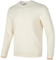 Skechers Active Series Solid Crewneck Pullover Sweatshirt White P423M017-02EP Skechers Active Series Solid Crewneck Pullover Sweatshirt White P423M017-02EP