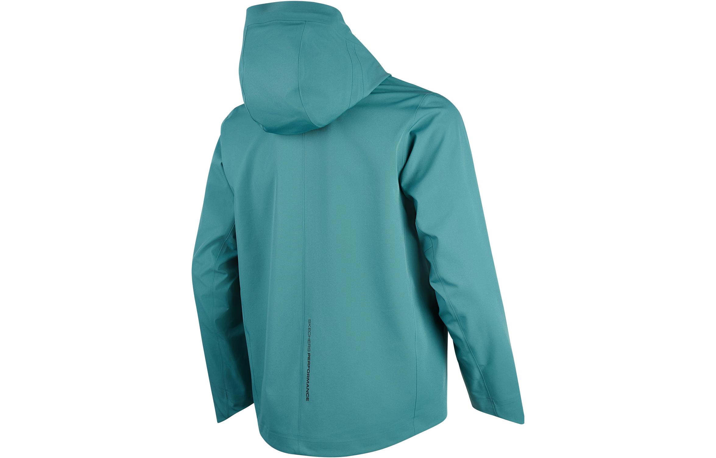 Skechers Active Series Solid Zip-Up Hoodie Jacket Navy Green P423M112-03JH 圖 3