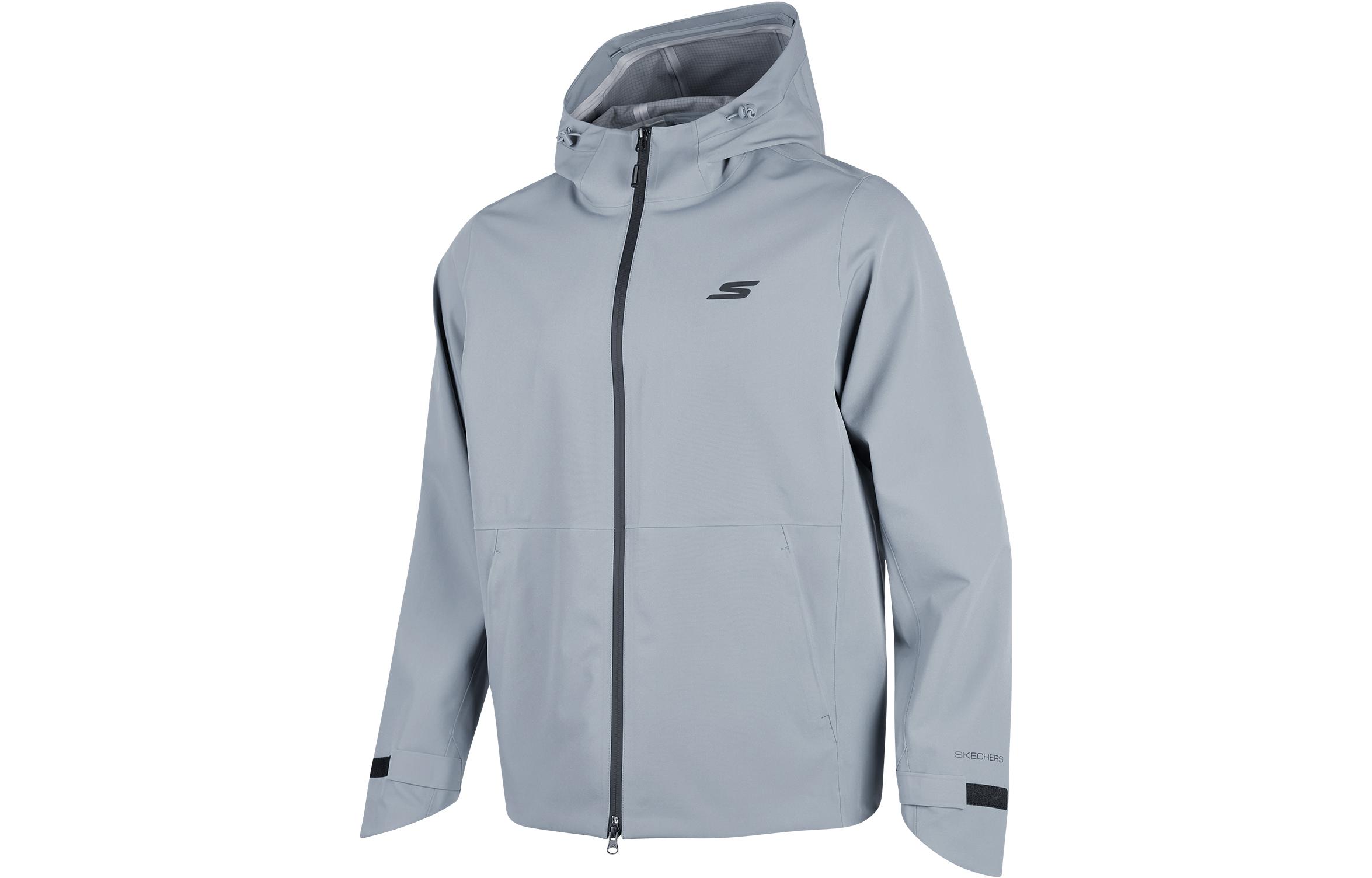 Skechers Active Series Solid Zip Hoodie Jacket - Windy Gray P423M112-02N6