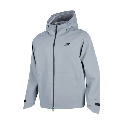 Skechers Active Series Solid Zip Hoodie Jacket - Windy Gray P423M112-02N6