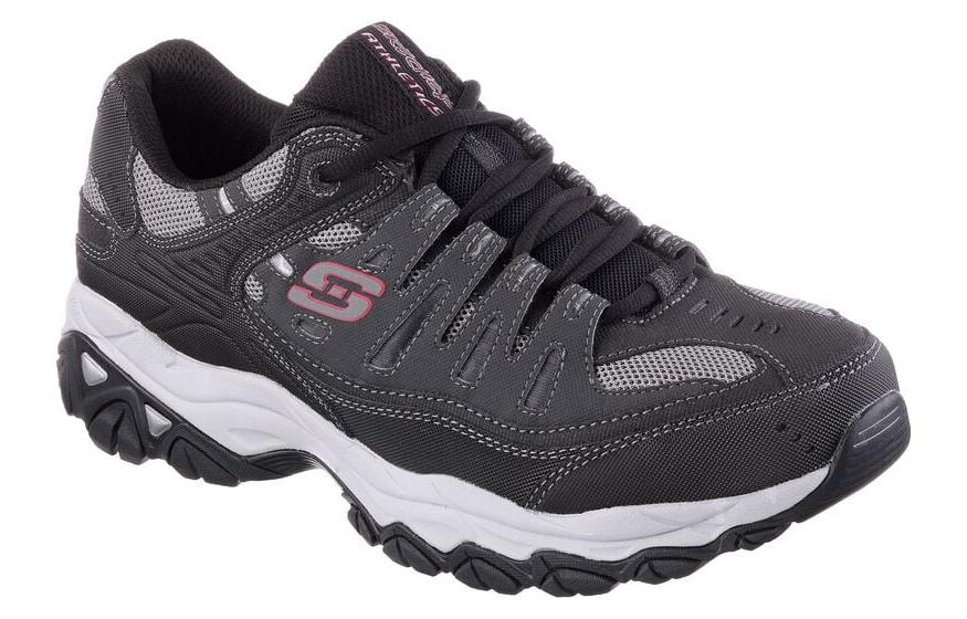 Lookbook Skechers After Burn M.Fit 'Grey Black' 50125EWW-CCBK