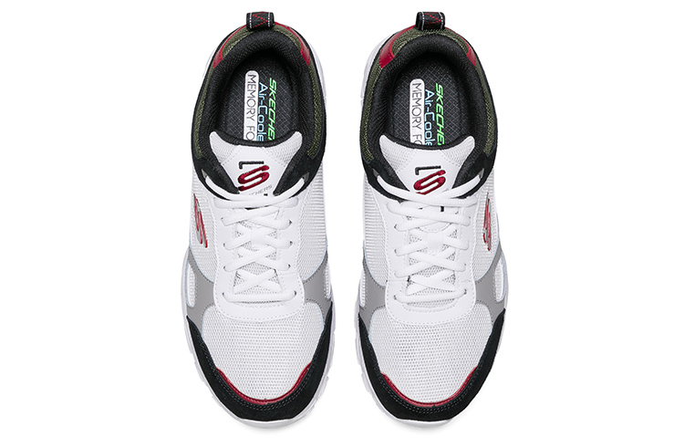 Shop Skechers After Burn M.FIT 'White Blue Red' 237078-WBRD