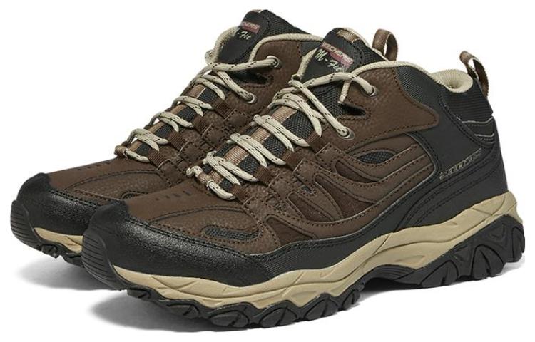 Lookbook 斯凯奇 After Burn 记忆缓震运动鞋 '棕黑色' 50120-BRBK