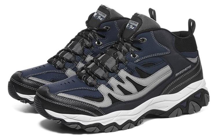 Shop Skechers After Burn Memory 'Navy Grey' 50120-NVGY