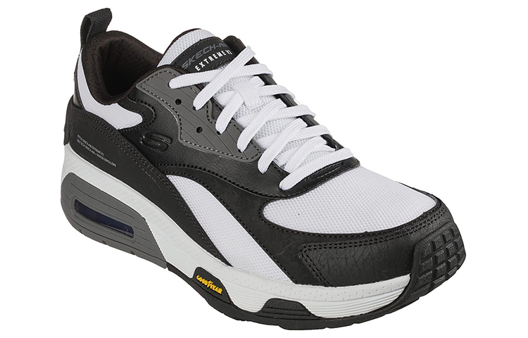 Lookbook Skechers Air Extreme V2 'Hitam Putih' 232255-BKW