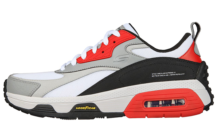 Skechers Air Extreme V2 'White Grey Red' 232255-WBRD