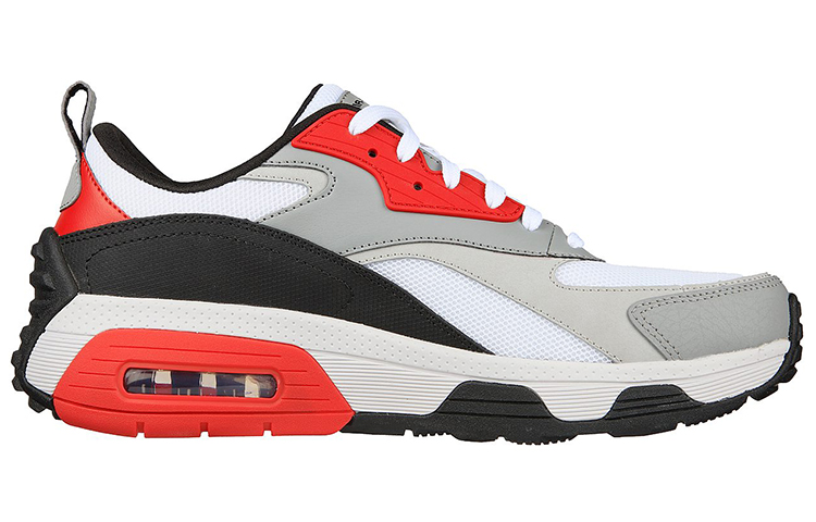 Skechers Air Extreme V2 'White Grey Red' 圖 2