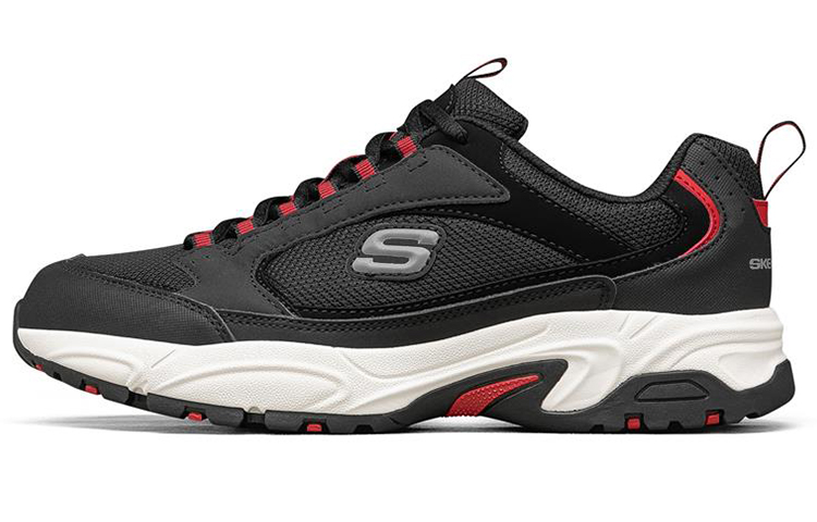 Buy スケッチャーズ アラートネス 黒白赤 (Sukecchaazu Araatonessu Kuro Shiro Aka) 999873-BLK