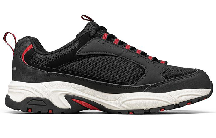 Order スケッチャーズ アラートネス 黒白赤 (Sukecchaazu Araatonessu Kuro Shiro Aka) 999873-BLK