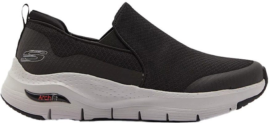 Skechers Arch Fit-Banlin Loafers Black 232043-BKW Order Skechers Arch Fit-Banlin Loafers Black 232043-BKW