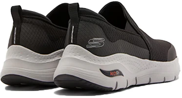 Lookbook Skechers Arch Fit-Banlin 防滑透氣運動休閒鞋 黑色