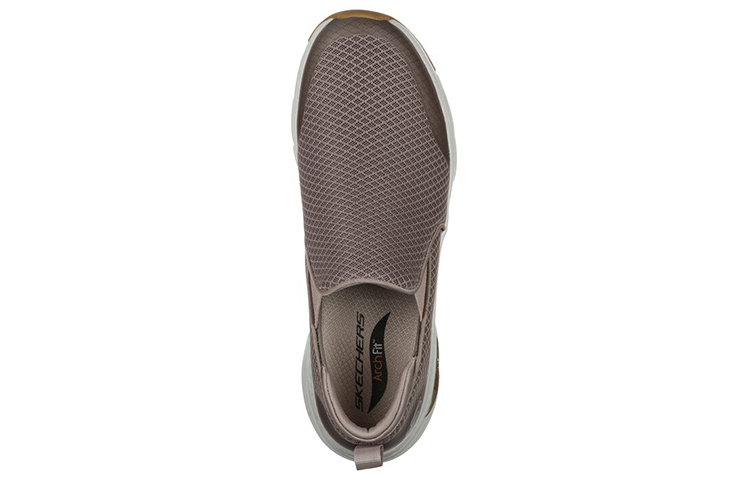 Lookbook Skechers Arch Fit-Banlin Kasut Slip-on Coklat 232043-TPE