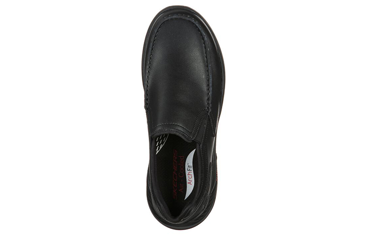 Skechers Arch Fit - Hust 'Black Slip-Resistant Low-Top Casual' 圖 3