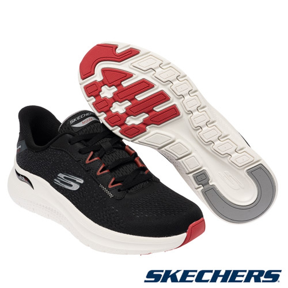 Cheap Skechers Arch Fit 2.0 舒適休閒鞋 232713BKRD