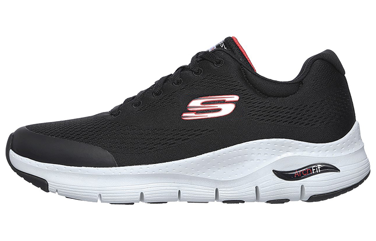 Buy Skechers Arch Fit 舒適低幫運動休閒鞋 黑白