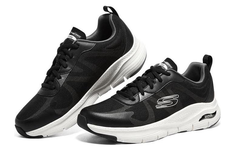 Lookbook Skechers Arch Fit 'Hitam Putih' 232600-BKW