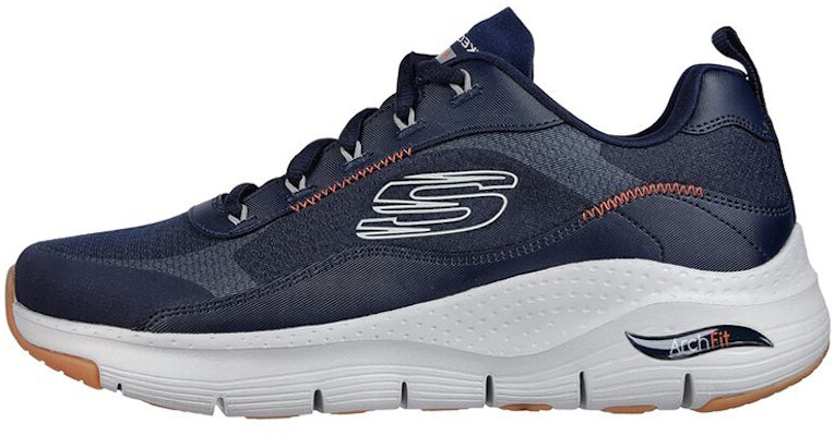 Skechers Arch Fit 透氣輕便 低幫 跑步鞋 男款 藍色 Buy Skechers Arch Fit 透氣輕便 低幫 跑步鞋 男款 藍色