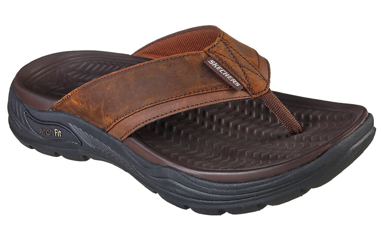 Skechers Arch Fit 'SD-Malico Thong Sandal Brown' 圖 3