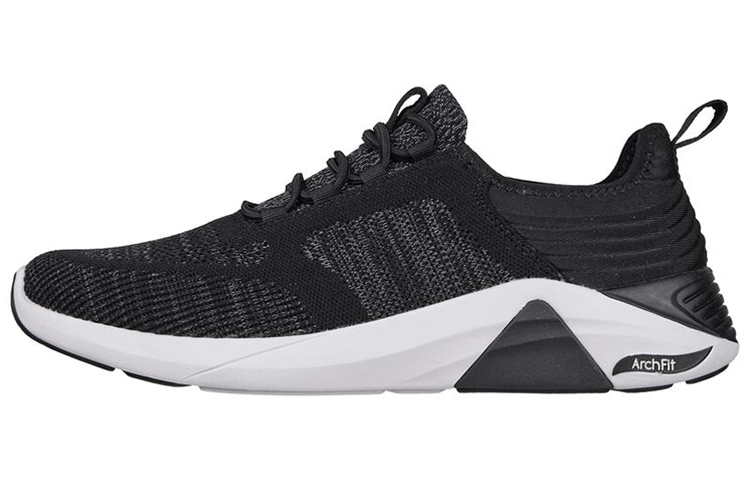 Skechers Arch Fit A-Linear 'Burrows Black' 222150-BKGY
