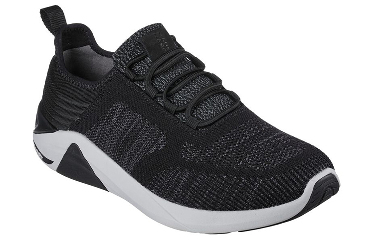 Lookbook Skechers Arch Fit A-Linear ''Burrows Nero'' 222150-BKGY