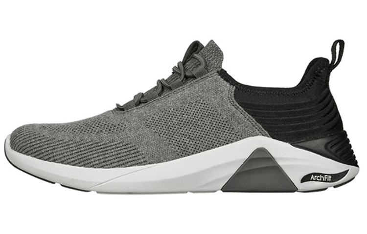 Skechers Arch Fit A-Linear 'Burrows Grey Black' 222150-GRY