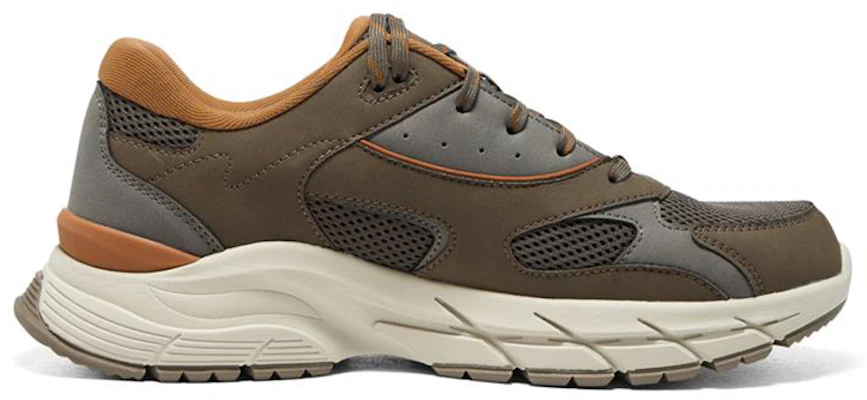 Skechers Arch Fit Baxter ''Bruin Grijs Geel'' 210424-TPE Order Skechers Arch Fit Baxter ''Bruin Grijs Geel'' 210424-TPE