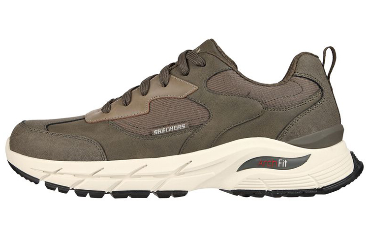 Buy Skechers 輕鬆適合：Skechers Arch Fit Baxter - Dwyer 運動休閒鞋 橄欖色