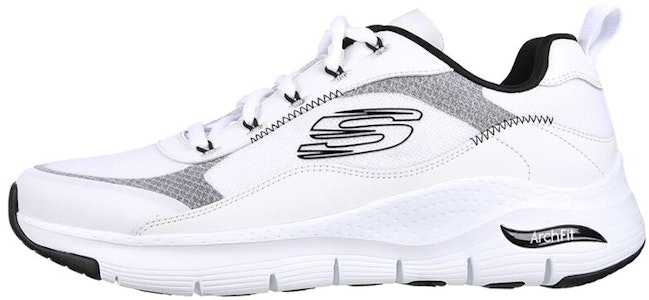 Skechers Arch Fit 透氣輕便 低筒 跑步鞋 男款 白黑 Buy Skechers Arch Fit 透氣輕便 低筒 跑步鞋 男款 白黑