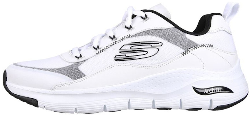 Skechers Arch Fit Black White 'Breathable Lightweight Low-Top Runner' 232304-WBK Buy Skechers Arch Fit Black White 'Breathable Lightweight Low-Top Runner' 232304-WBK