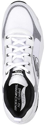 Skechers Arch Fit Black White 'Breathable Lightweight Low-Top Runner' 232304-WBK Shop Skechers Arch Fit Black White 'Breathable Lightweight Low-Top Runner' 232304-WBK