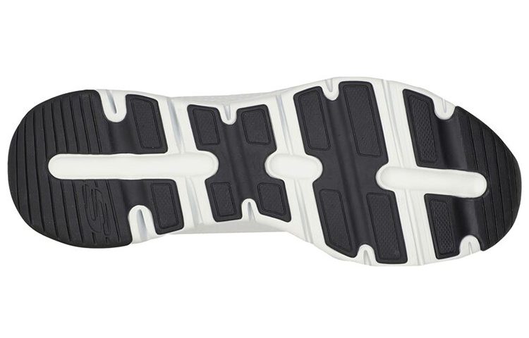 Purchase Skechers Arch Fit Black White 'Breathable Lightweight Low-Top Runner' 232304-WBK