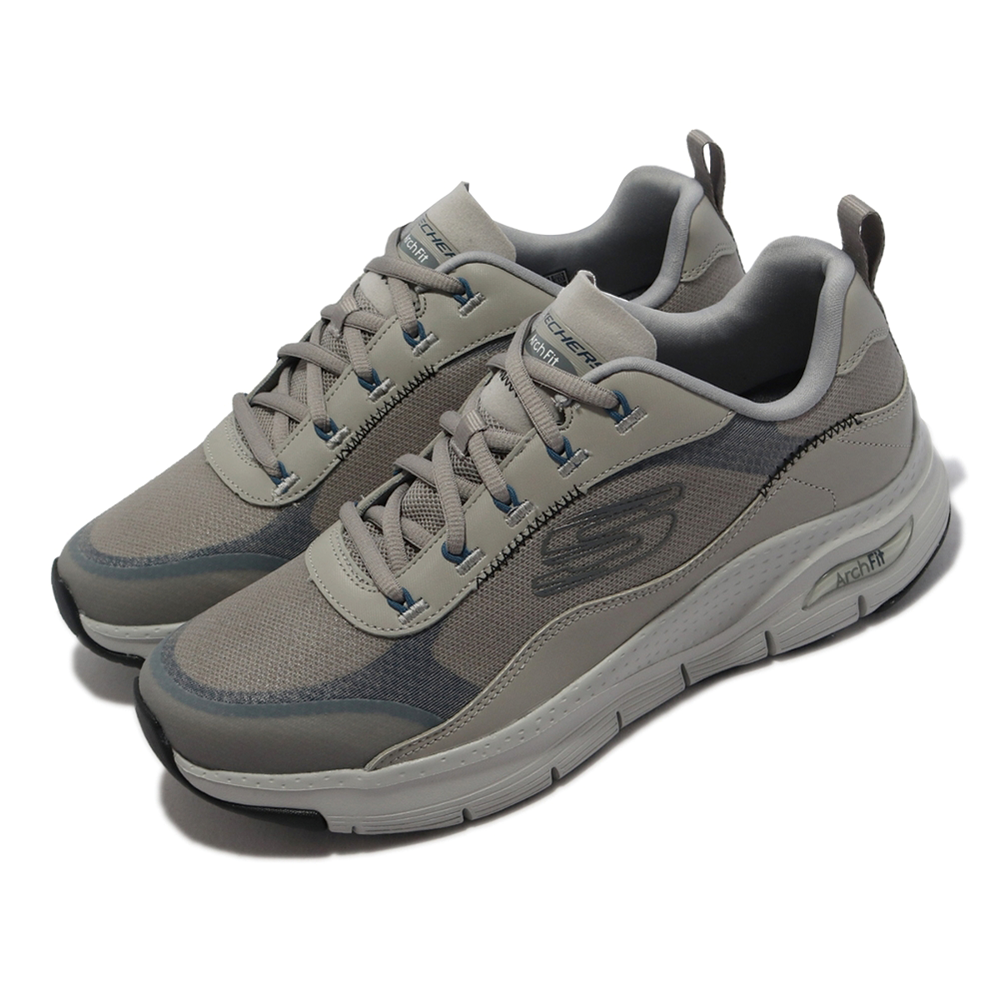 SKECHERS Arch Fit Casual Shoes Grey Gray