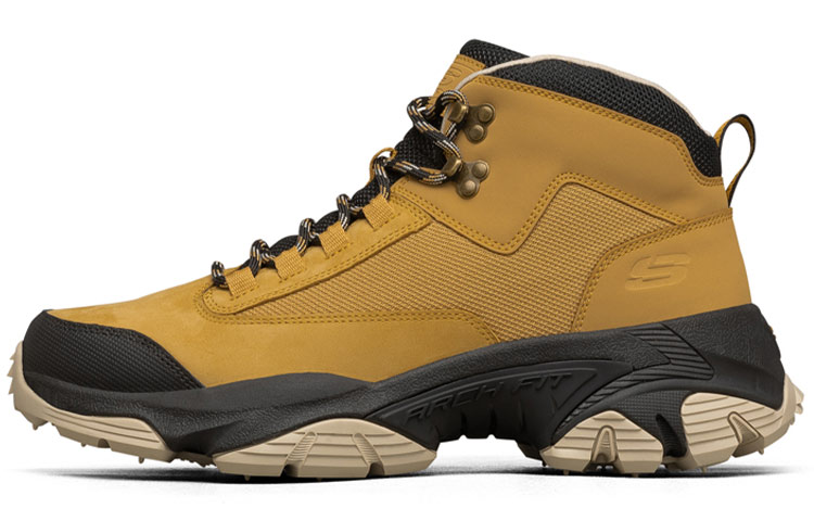 Skechers D Lite Arch Fit Phantom Yellow/Black 237110-WTBK