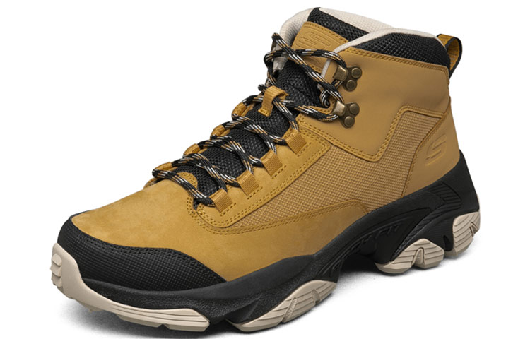 Lookbook Skechers D Lite Arch Fit Fantasma Amarillo/Negro 237110-WTBK