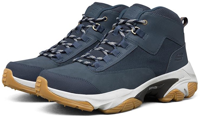 斯凱奇 Arch Fit D'Lite Phantom 戶外 高筒 跑步鞋 男款 海軍藍 Lookbook 斯凱奇 Arch Fit D'Lite Phantom 戶外 高筒 跑步鞋 男款 海軍藍