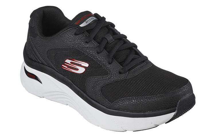 Lookbook Skechers Arch Fit D''lux ''Nero Rosso'' 232501-BKRD