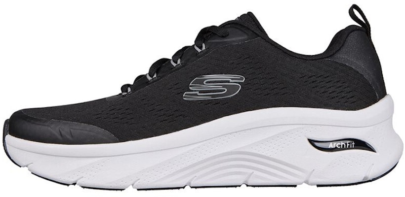 Skechers Arch Fit D'lux 'Black Slip-Resistant' 232502-BKW Buy Skechers Arch Fit D'lux 'Black Slip-Resistant' 232502-BKW