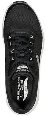 Skechers Arch Fit D'lux 'Black Slip-Resistant' 232502-BKW Shop Skechers Arch Fit D'lux 'Black Slip-Resistant' 232502-BKW