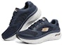 Lookbook Skechers Arch Fit Dlux 'Navy Orange' Lelaki Wanita Kasut Sukan 232501-NVOR