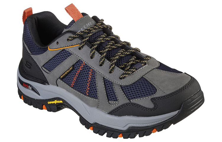 Lookbook Skechers Arch Fit Dawson ''Grijs Blauw'' 204607-NVGY