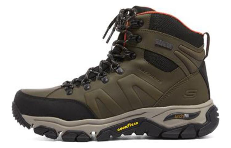 Skechers Arch Fit Dermitt 'Olive Green Black'