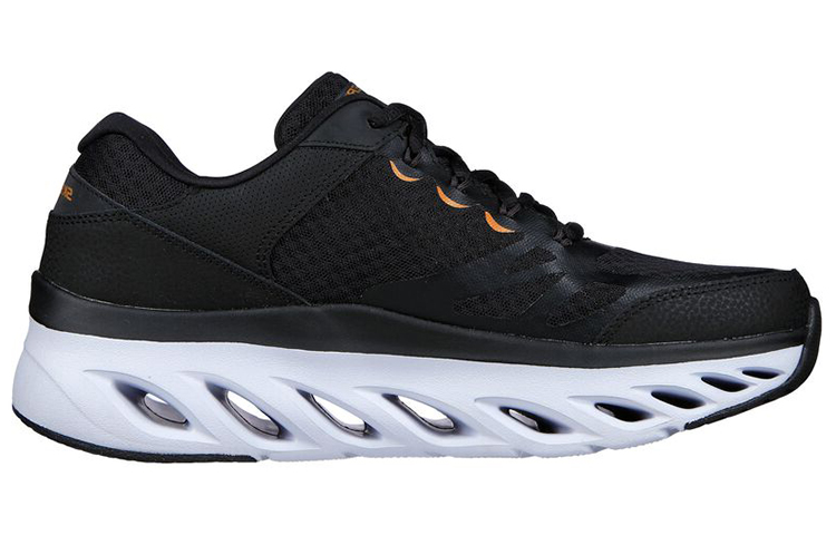 Order Skechers Arch Fit Glide-Step ''Schwarz Gold'' 232320-BKGD