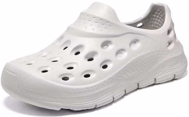 Skechers Arch Fit Go Foam 1 防滑耐磨 運動涼鞋 男款 白 Lookbook Skechers Arch Fit Go Foam 1 防滑耐磨 運動涼鞋 男款 白
