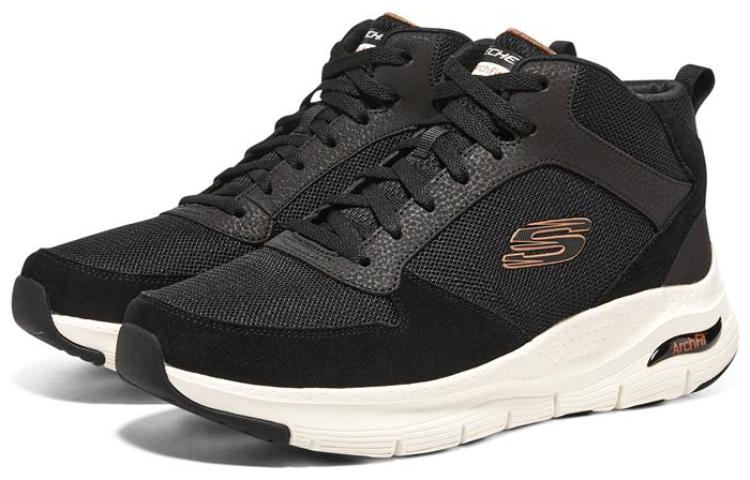 Shop Skechers Arch Fit High ''Schwarz'' 232403-BLK