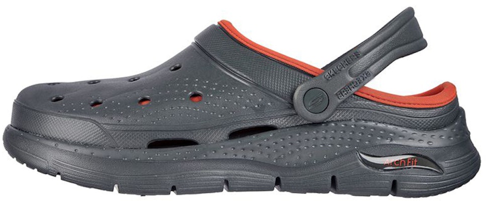 Skechers Arch Fit Lined-悠閒防磨涼鞋 灰橙色 Buy Skechers Arch Fit Lined-悠閒防磨涼鞋 灰橙色