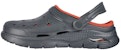 Skechers Arch Fit Lined-Chillaxing 'Kelabu Jingga' 243163-OLV