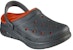 Skechers Arch Fit Lined-Chillaxing 'Kelabu Jingga' 243163-OLV