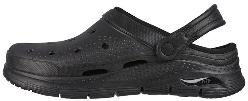Skechers Arch Fit Lined-Chillaxing 'Outdoor Closed Toe Flat Black' 243163-BBK Buy Skechers Arch Fit Lined-Chillaxing 'Outdoor Closed Toe Flat Black' 243163-BBK