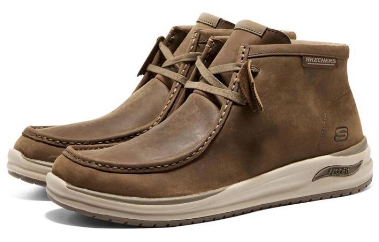 Skechers Arch Fit Melo 'Slip Resistant Short Boot - Brown' 圖 3